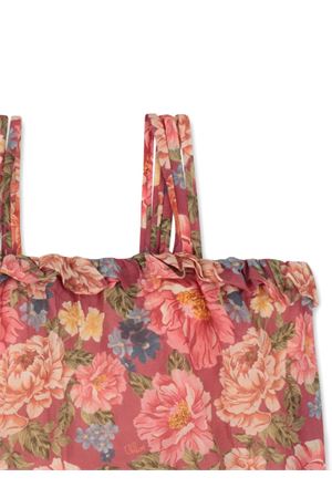 Floral print strappy top CHLOÉ KIDS | C2086146Y